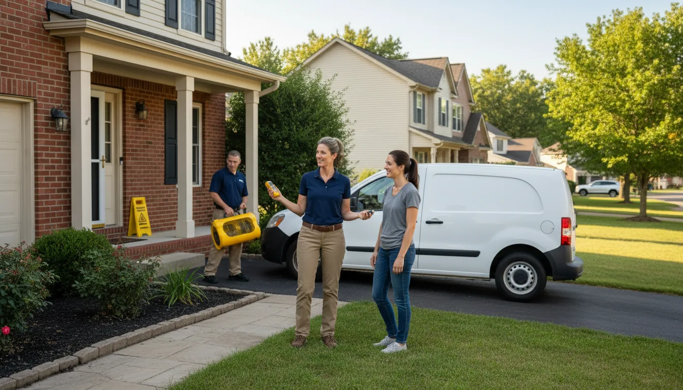 Residential water damage restoration in Henderson, NY